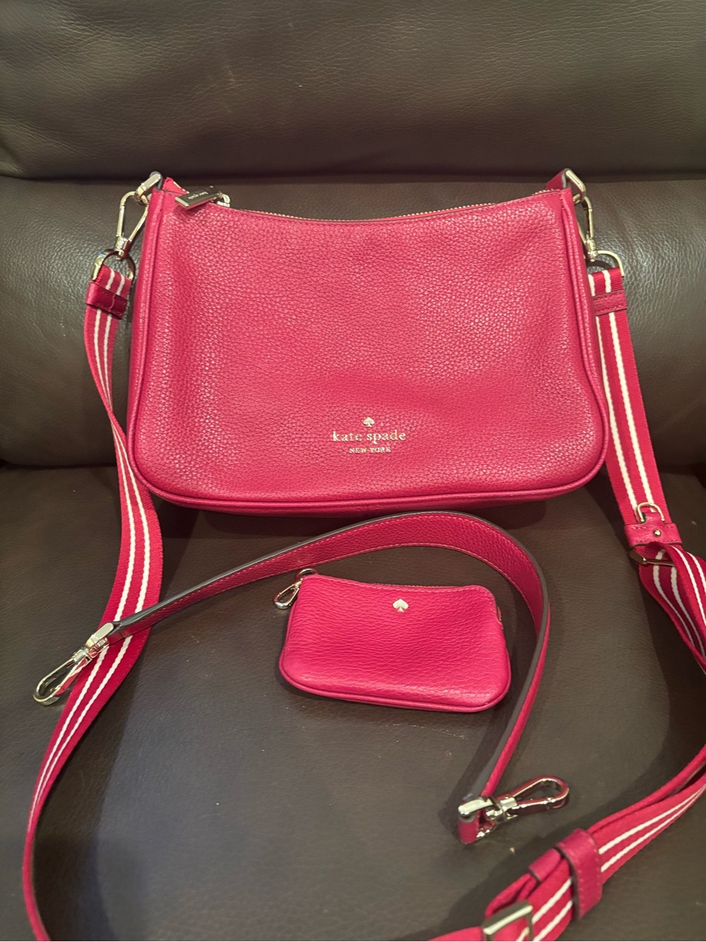 Kate Spade Pebbled Leather Crossbody Bag